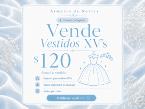 Vende Vestidos XV’s