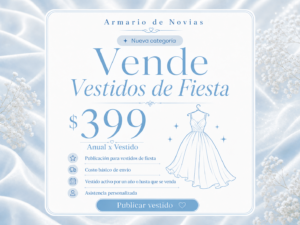 Vende Vestidos de Fiesta